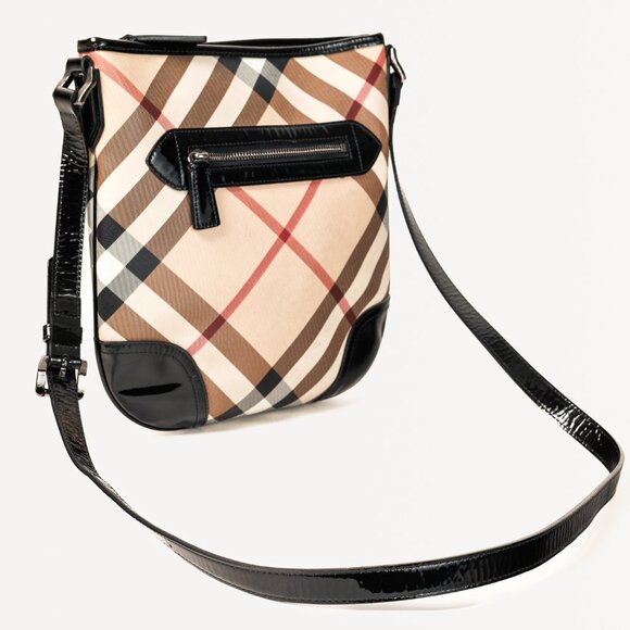 Burberry Dryden SuperNova Check Canvas Crossbody Bag - Picture 5 of 13